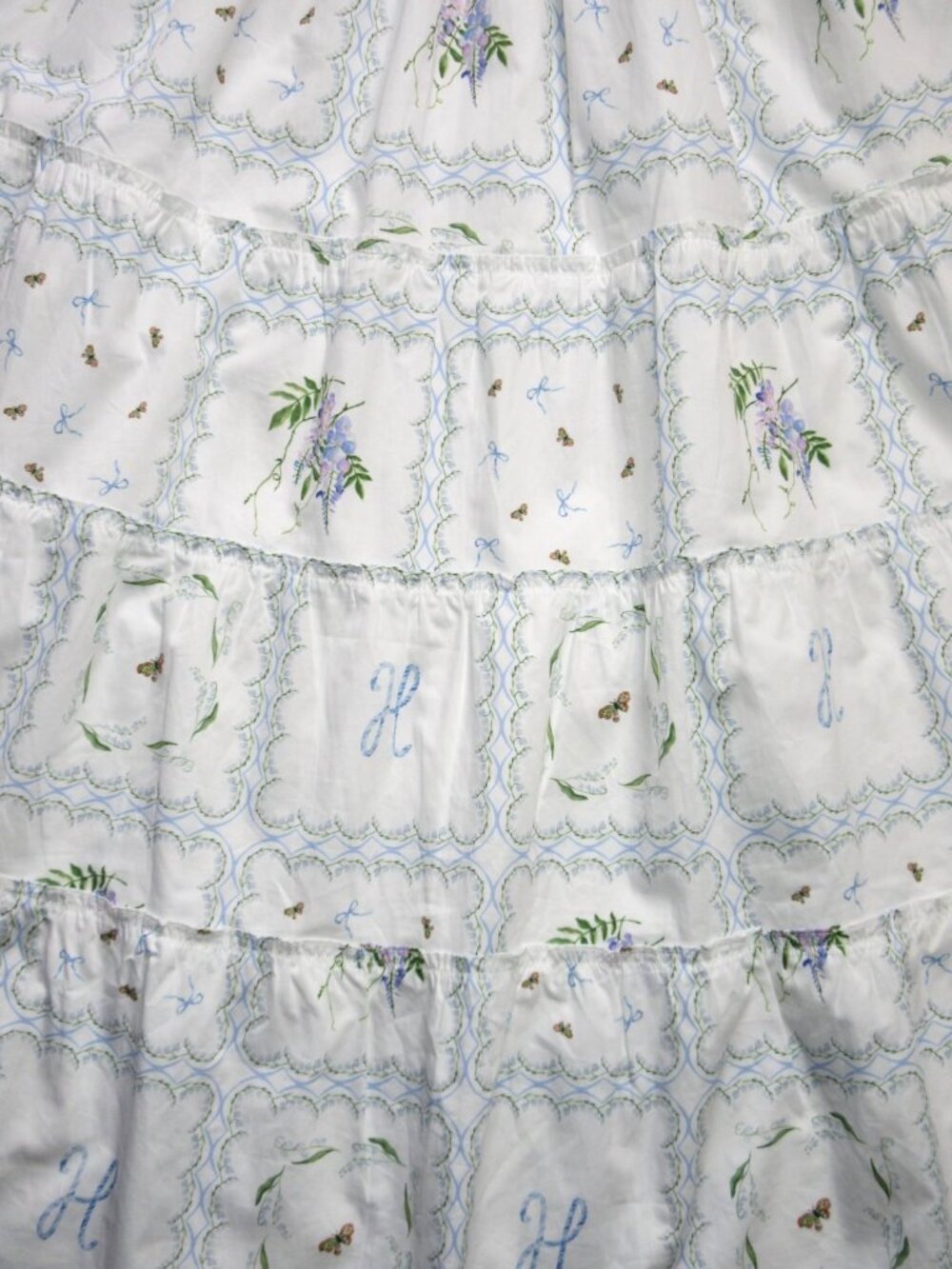 NWT Hill House Ellie Nap in Small Scale Floral Patchwork Smocked Midi Dress S - Picture 9 of 10